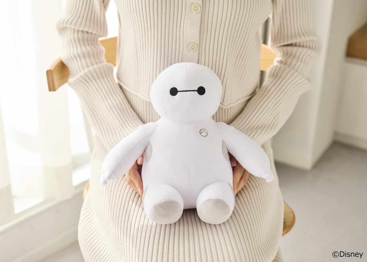 Disney Baymax Fluffy Huggable Plush Toy Book