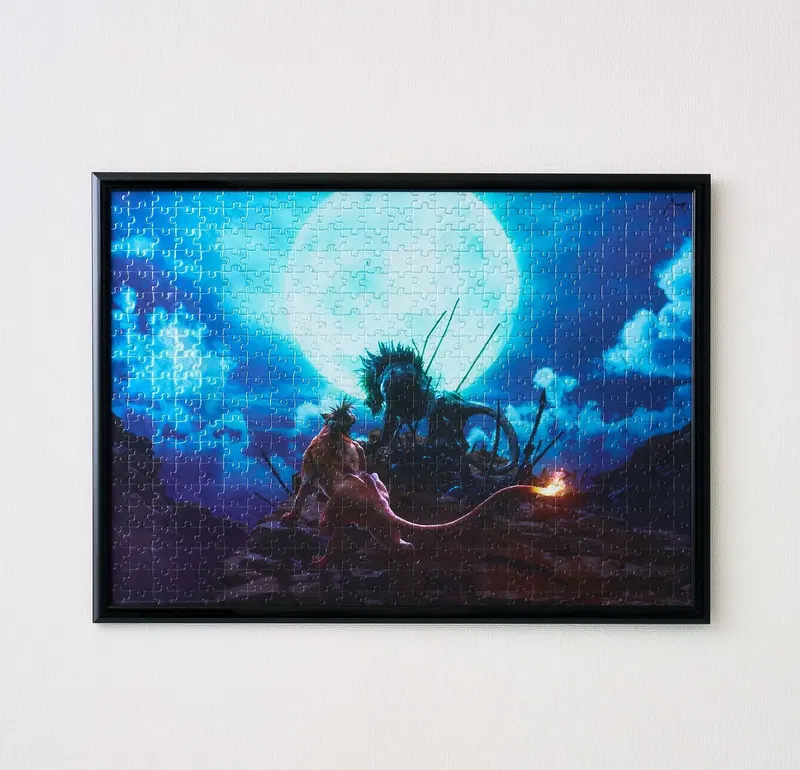Final Fantasy VII Rebirth 500 Piece Jigsaw Puzzle Key Art Red XIII image 1