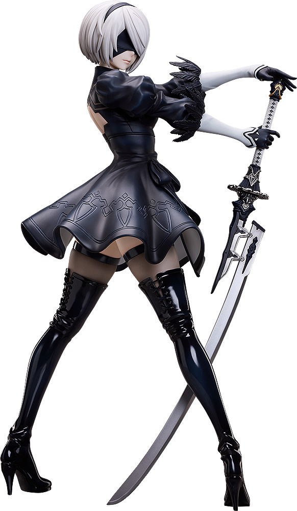 NieR:Automata Ver1.1a 1/4 Scale Pre-Painted Figure: 2B (YoRHa No. 2 Type B) image 1