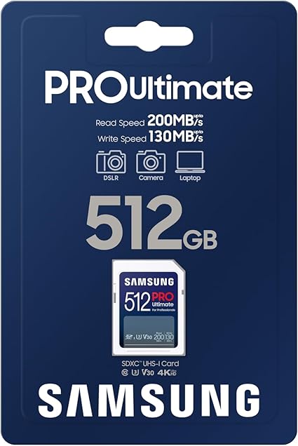 Samsung PRO Ultimate SDXC Card, with Card Reader (512GB) image 4