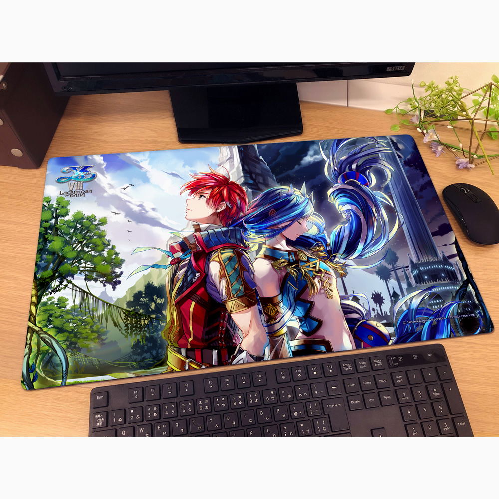Ys VIII -Lacrimosa Of Dana- Rubber Mat Blue Waves -Two Guardians-
