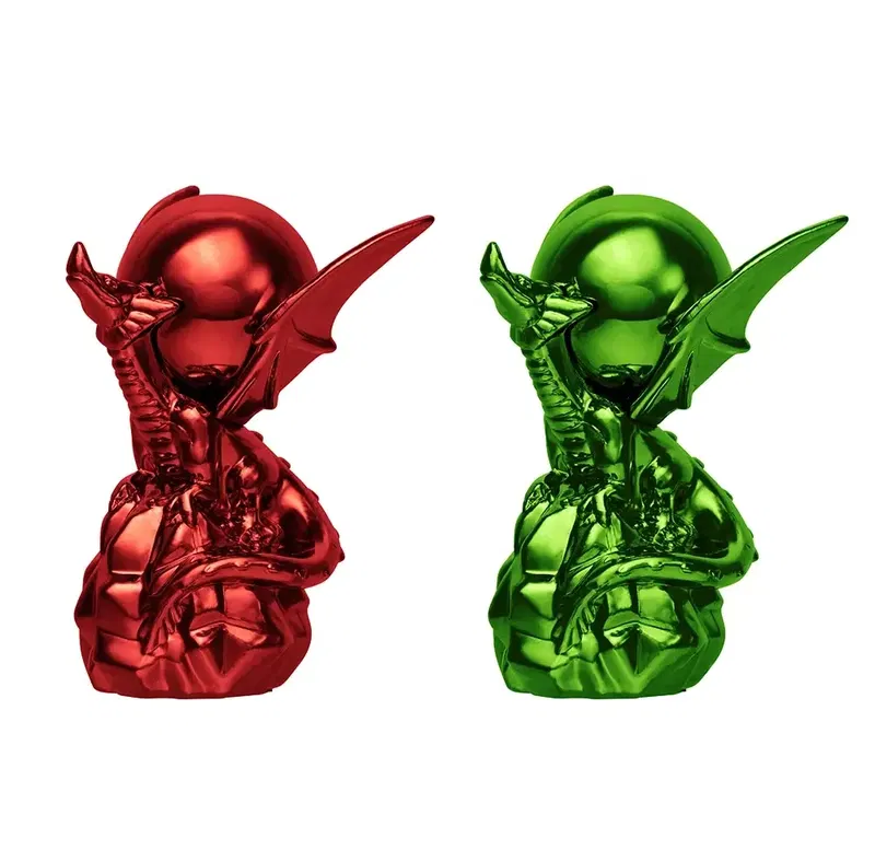 Dragon Quest Metallic Items Gallery Red Orb & Green Orb image 1