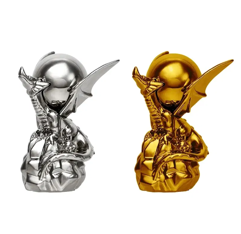 Dragon Quest Metallic Items Gallery Silver Orb & Yellow Orb image 1