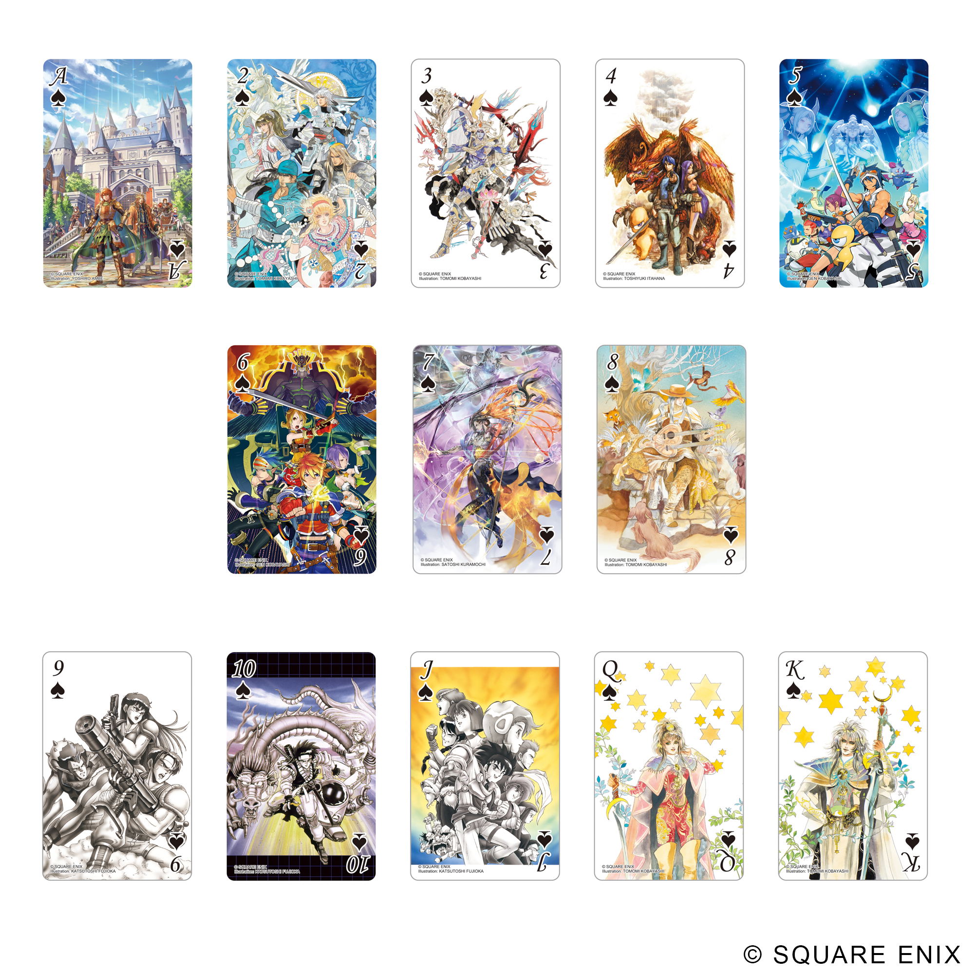 SaGa Series Playing Cards
