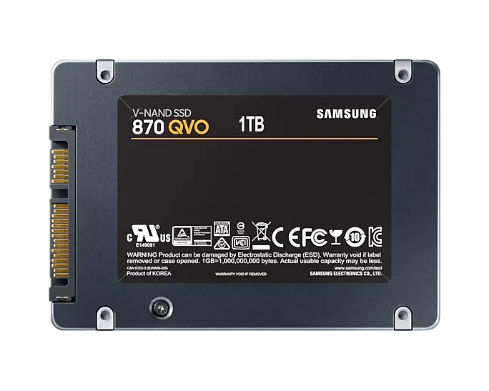 Samsung 870 QVO SATA III 2.5 SSD (1TB) image 1