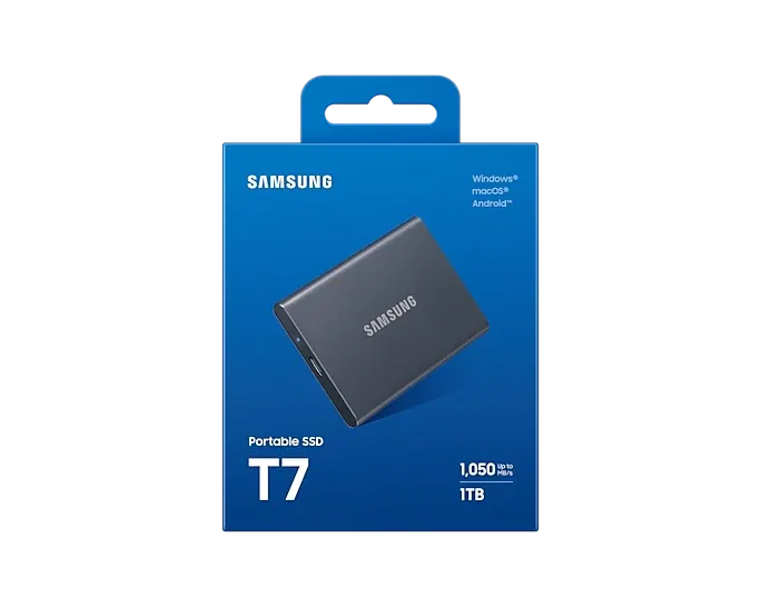 Samsung Portable SSD T7, USB 3.2 (1TB) image 6