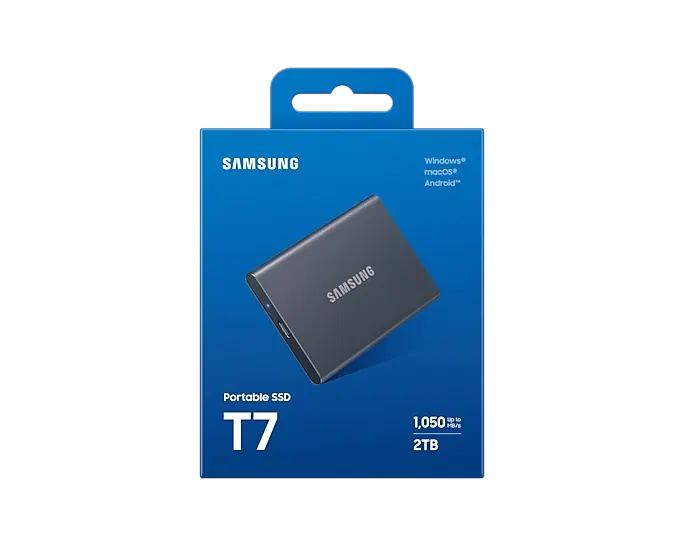 Samsung Portable SSD T7, USB 3.2 (2TB) image 6