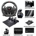Subsonic Superdrive - GS650-X Steering Wheel With Pedals for Xbox Series X|S / Xbox One / PS4 thumbnail 3