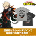 TV Anime My Hero Academia - Katsuki Bakugo College T-shirt (Mix Gray | Size M) thumbnail 4
