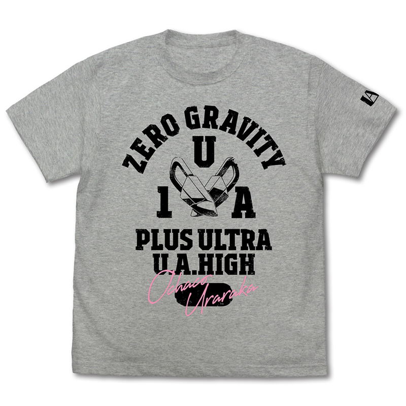 TV Anime My Hero Academia - Ochaco Uraraka College T-shirt (Mix Gray | Size S) image 1