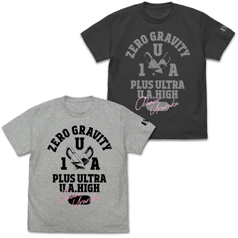 TV Anime My Hero Academia - Ochaco Uraraka College T-shirt (Mix Gray | Size S) image 3