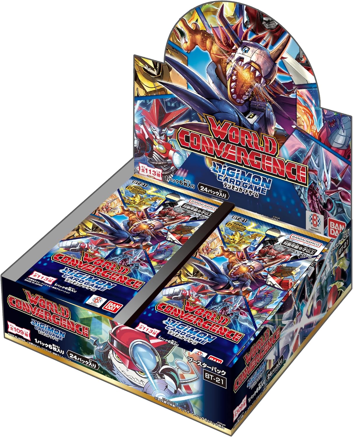 Digimon Card Game Booster Pack World Convergence BT-21 (Set of 24