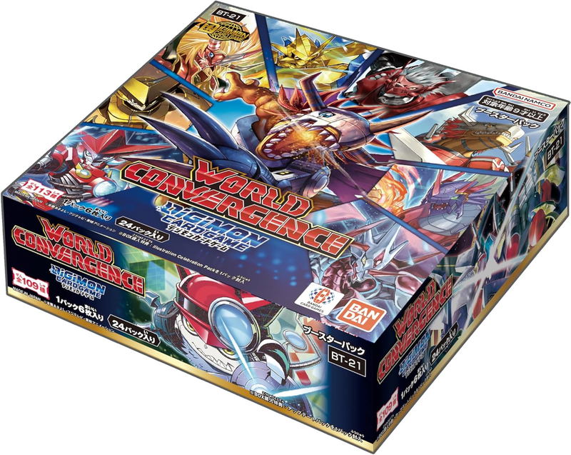 Digimon Card Game Booster Pack World Convergence BT-21 (Set of 24 Packs) (Re-run) image 3