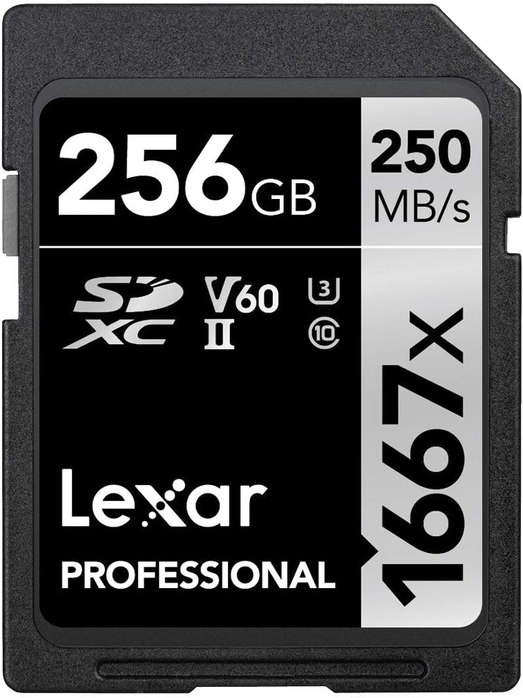 Lexar Professional 1667x SDXC, UHS-II Memory Card (256GB) image 1