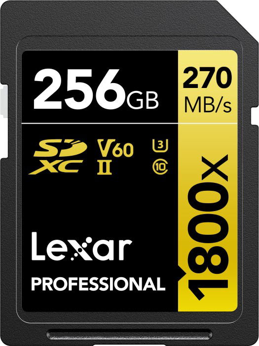 Lexar Professional 1800x microSDXC, UHS-II Memory Card (256GB) image 1
