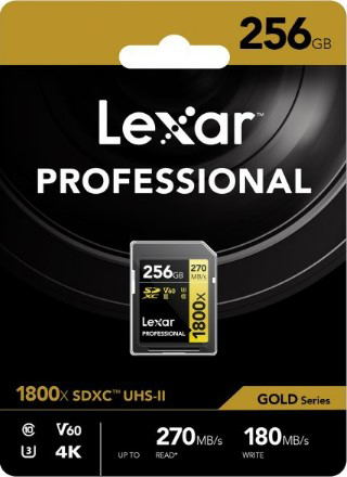 Lexar Professional 1800x microSDXC, UHS-II Memory Card (256GB) image 2