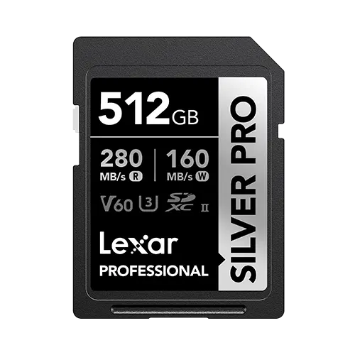 Lexar Professional Silver Pro SDXC, UHS-II Card (512GB) image 1
