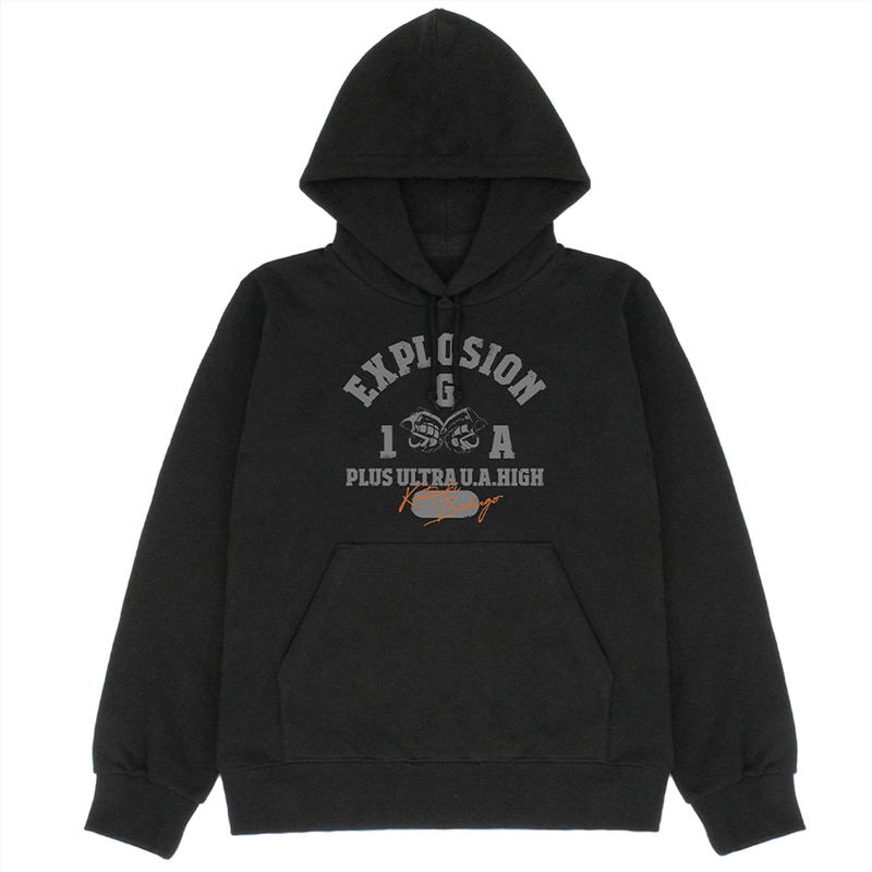 TV Anime My Hero Academia  - Katsuki Bakugo College Pullover Hoodie (Black | Size XL) image 1