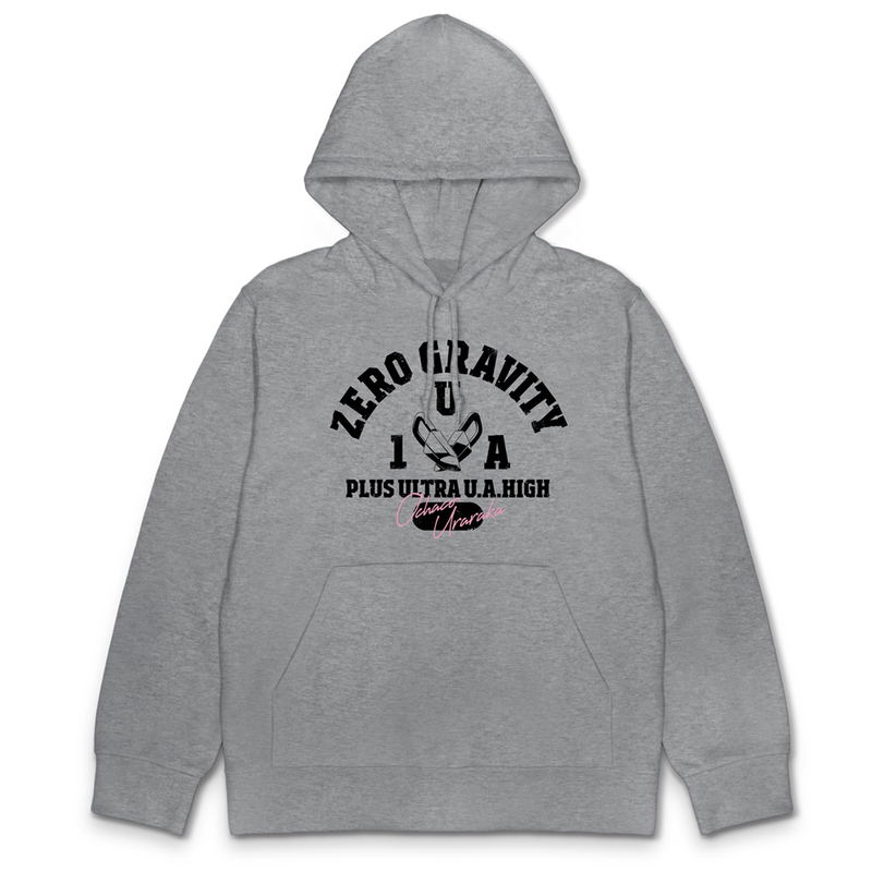 TV Anime My Hero Academia  - Ochaco Uraraka College Pullover Hoodie (Mix Gray | Size L) image 1
