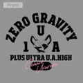 TV Anime My Hero Academia  - Ochaco Uraraka College Pullover Hoodie (Mix Gray | Size L) thumbnail 2