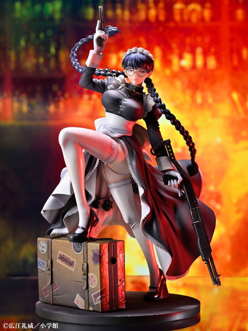 Black Lagoon 1/7 Scale Pre-Painted Figure: Roberta Maid of Nightmares Ver. image 14