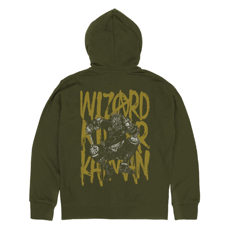Dorohedoro (Original Version) - Wizard Killer Kaiman Zip Hoodie Ver.2.0 (Moss | Size L) image 1