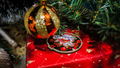 Obake Pam - Wooden Keychain (Christmas) thumbnail 3