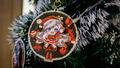 Obake Pam - Wooden Keychain (Christmas) thumbnail 4