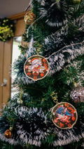 Obake Pam - Wooden Keychain (Christmas) thumbnail 5