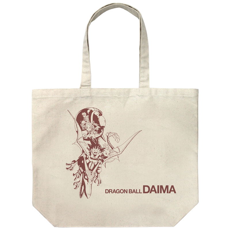 Dragon Ball Daima Large Tote Bag (Natural) image 1