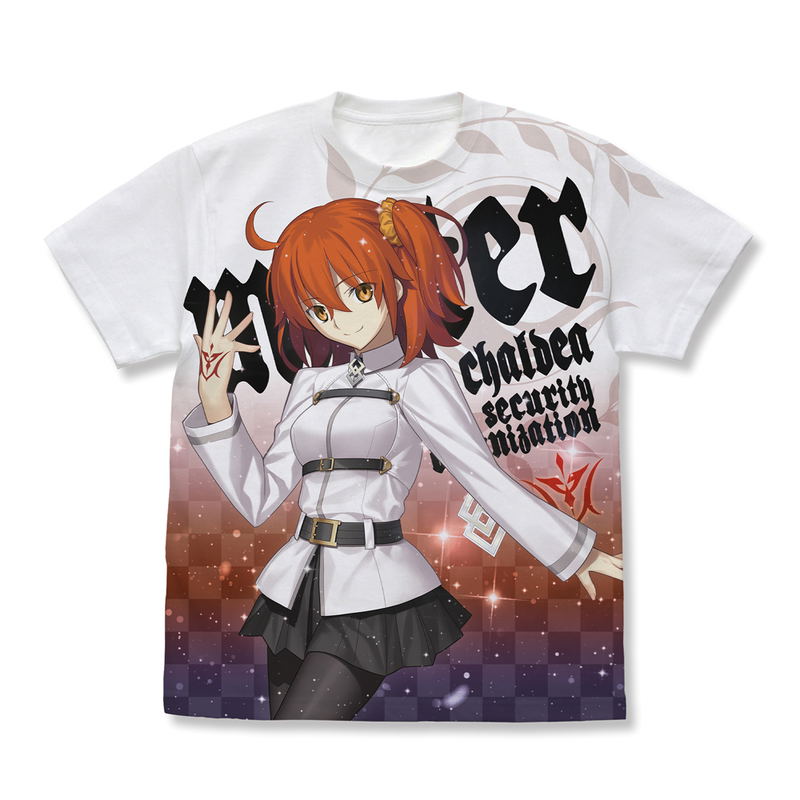 Fate/Grand Order - Master/Protagonist (Female) Mystic Code: Chaldea Full Graphic T-shirt (White | Size L) image 1