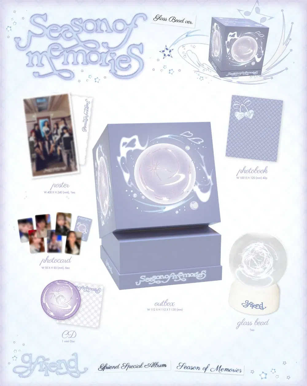 GFRIEND - Season of Memories / SPECIAL ALBUM (Glass Bead ver