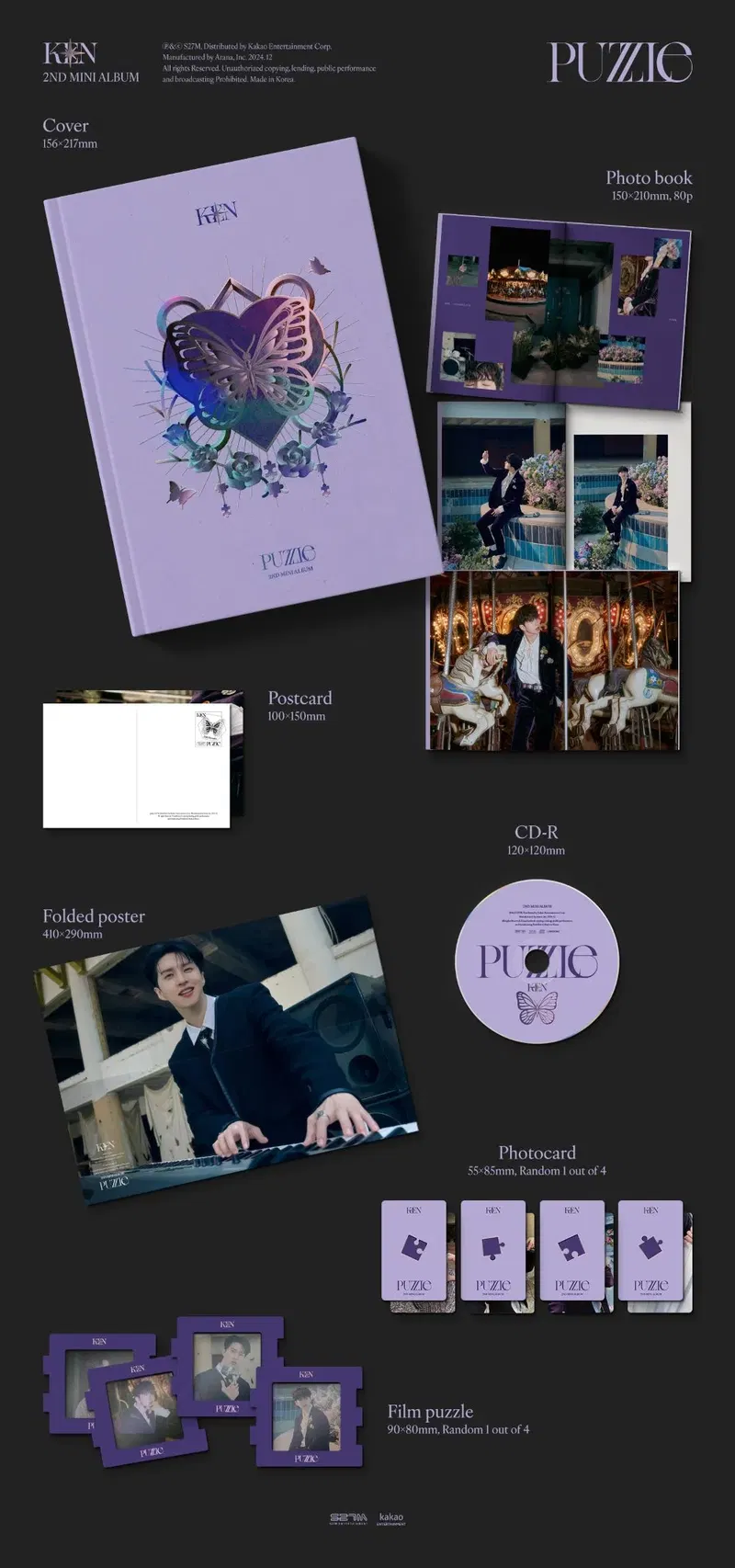 KEN - PUZZLE / 2ND MINI ALBUM (Photo book ver.) image 2