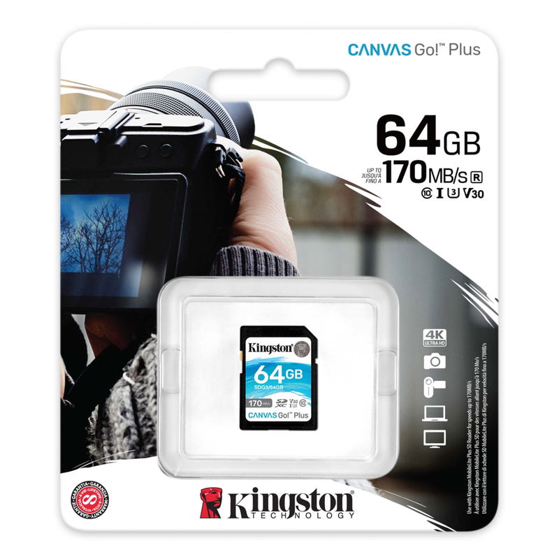 Kingston Canvas Go Plus SDXC Card (64GB) image 3