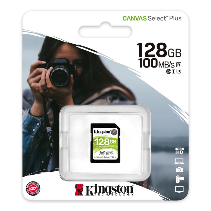 Kingston Canvas Select Plus SDHC Card (128GB) image 3