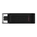Kingston DataTraveler 70 Type-C FlashDrive 256GB (Black) thumbnail 1