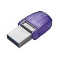 Kingston DataTraveler microDuo 3C FlashDrive 128GB (Purple) thumbnail 2