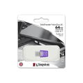Kingston DataTraveler microDuo 3C FlashDrive 64GB (Purple) thumbnail 3