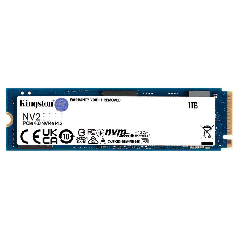Kingston NV2 NVMe PCIe 4.0 SSD, M.2 2280 (1TB) image 1