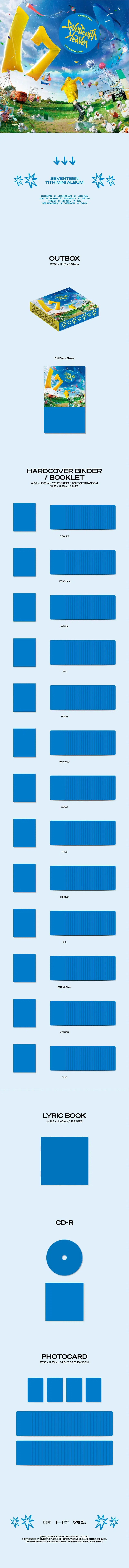 SEVENTEEN - SEVENTEENTH HEAVEN / 11TH MINI ALBUM (Carat Ver.) image 2