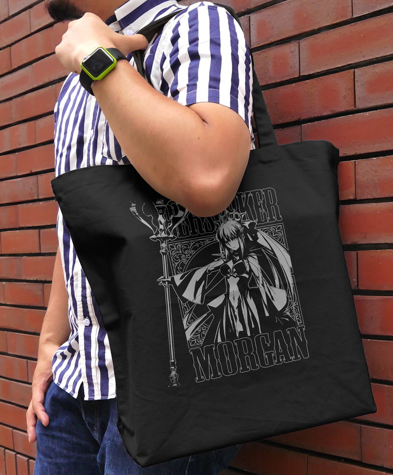 Fate/Grand Order - Berserker/Morgan Large Tote Bag (Black) image 2