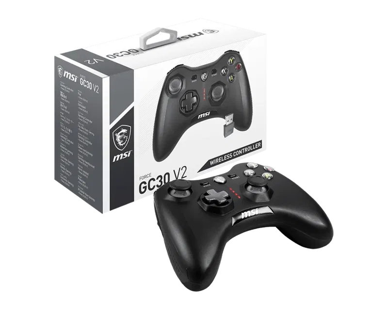 MSI Force GC30 V2 Gaming Controller (Black) image 1