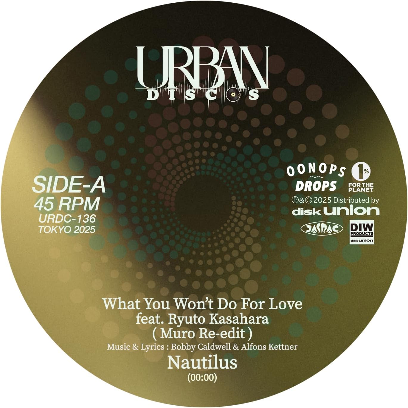 What You Won't Do For Love Feat Ryuto Kasahara (MURO Re-edit) / Love Theme From Spartacus (Kenichiro Nishihara Remix) (Vinyl) — Import Game Deal