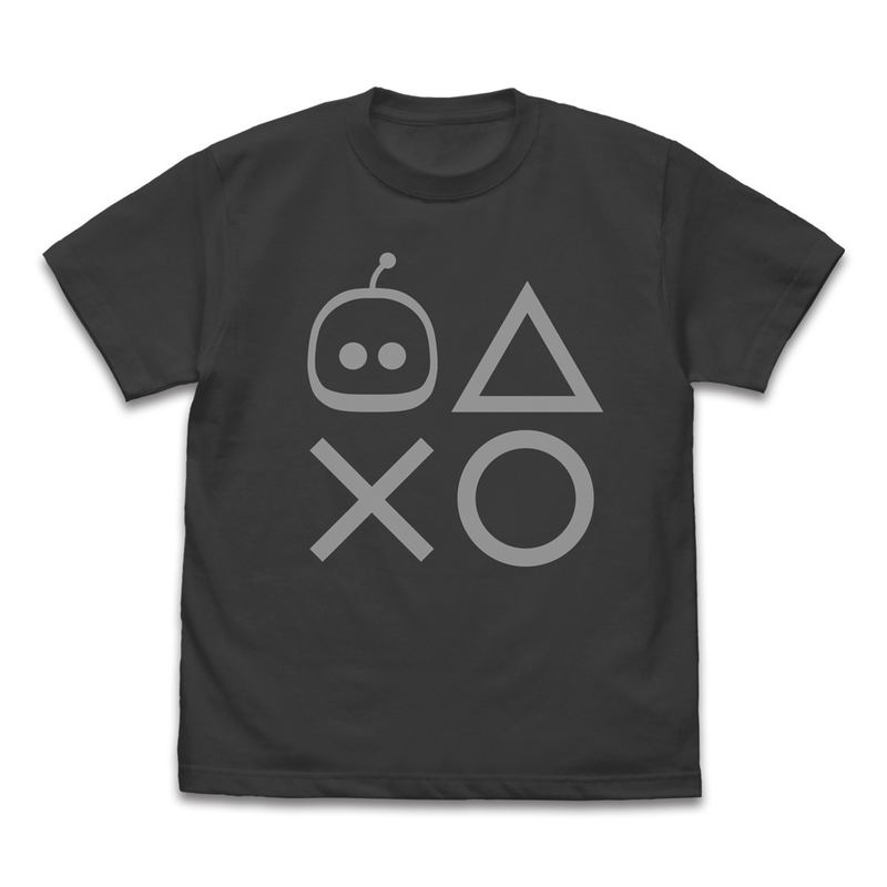 Astro Bot - Astro PlayStation Shapes T-shirt (Sumi | Size XL) image 1