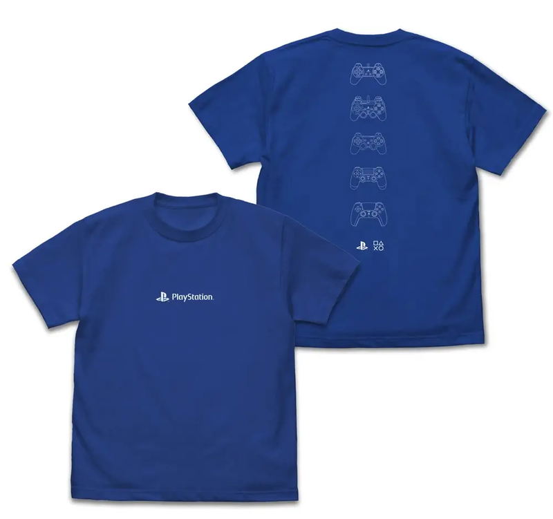 PlayStation - Controller T-shirt For PlayStation (Royal Blue | Size M) image 1