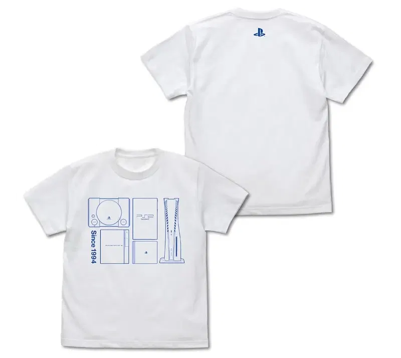 PlayStation - T-shirt For PlayStation (Hardware) (White | Size S) image 1