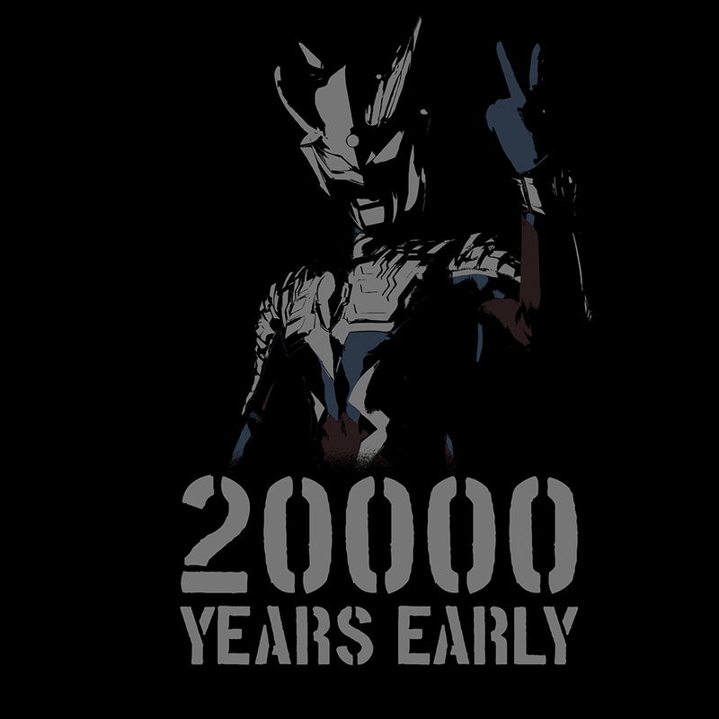 Ultraman Zero 20,000 Years Early T-shirt (Sumi | Size S) image 2