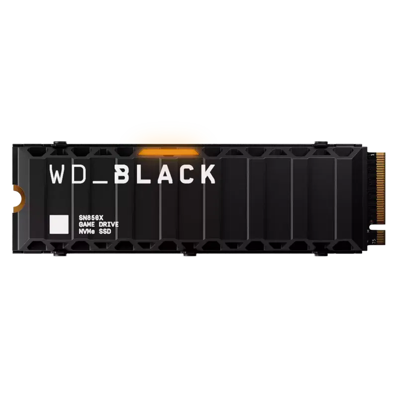Western Digital WD BLACK SN850X NVMe SSD, M.2 2280 with Heatsink (4TB) image 1