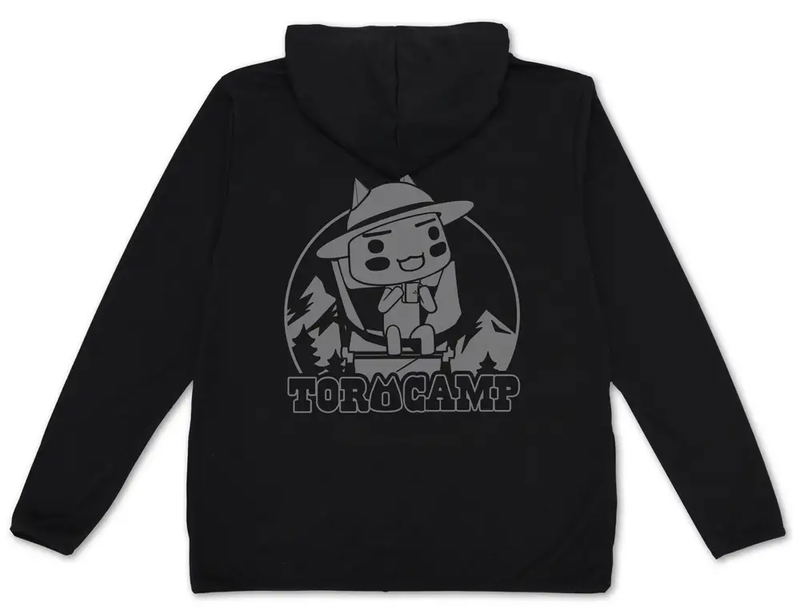 Doko Demo Issyo - Toro Thin Dry Hoodie Chilled Camping Ver. (Black | Size L) image 1
