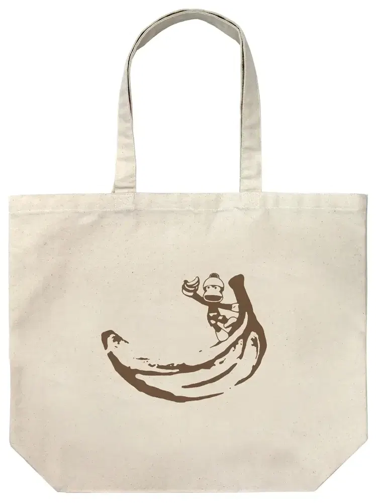 Ape Escape - Piposaru Banana Large Tote Bag (Natural) image 1
